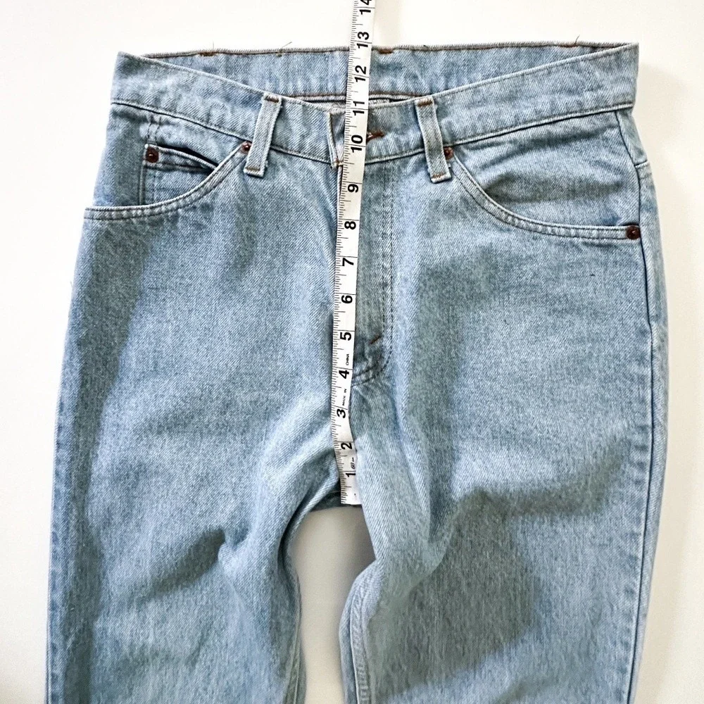 Vintage Levi's Orange Tab High Waisted Light‎ Wash - Waist 28" - Picture 5 of 10